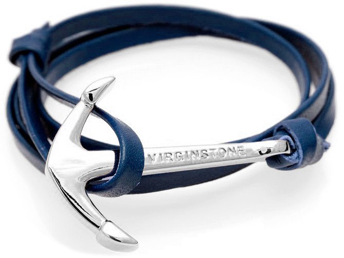 Tektonisch Meesterschap tegenkomen Anchor bracelet Navy blue + Silver – MyLapel