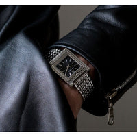 SILVER REVERSIBLE WATCH