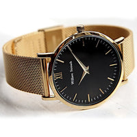 William-Strouch-Watch - CLASSIC GOLD + LEATHER STRAP