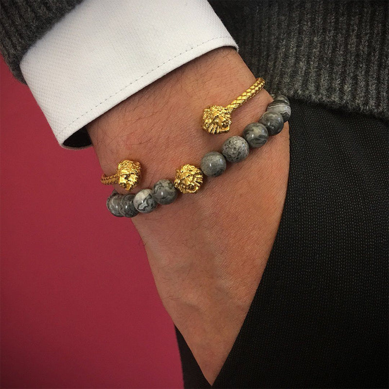 Yellow Jasper Healing Crystal & Gold Spacer Charm Bracelet – Moana Treasures