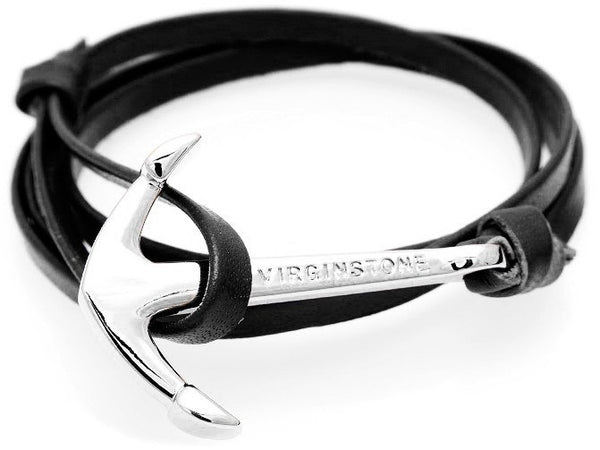 Leather Anchor Bracelet | Modern Braided Bracelet – Bostonian Jewelers
