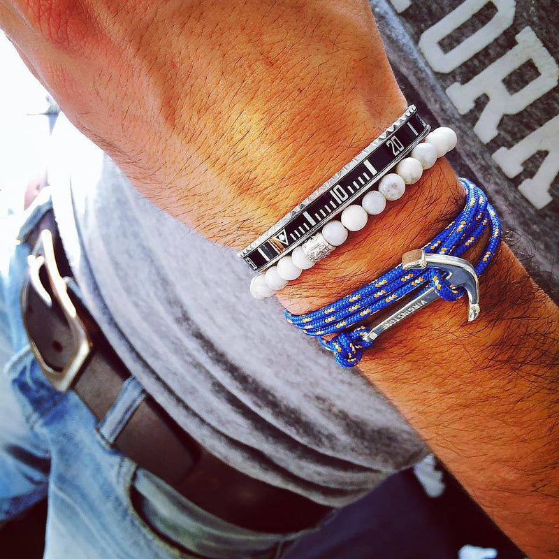 Onaangenaam Onvermijdelijk voorbeeld Anchor bracelet Blue + Silver – MyLapel