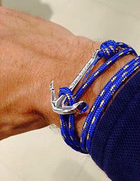 virginstone Bracelet - Anchor Bracelet Blue / Silver nyoln