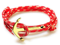  virginstone Bracelet - Anchor Bracelet Red / Gold